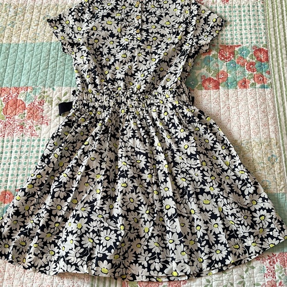 NWT CrewCuts Navy and White Daisy dress - Picture 3 of 7